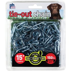 Prevue Pet Products 15 Foot Tie Out Chain Heavy Duty