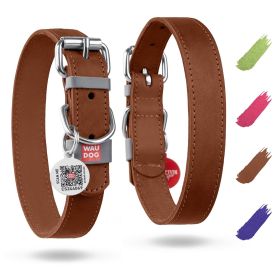 Long Lasting Leather Dog Collar for XSmall Dogs 8-11 inch Neck x 0.5 inch Wide