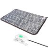 27.6x17.7in Pet Heating Pad Dog Cat Electric Heating Mat Waterproof Adjustable Warming Blanket with Chew Resistant Steel Cord Case