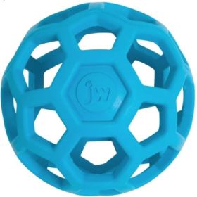 JW Pet Hol (Option: ee Roller Rubber Dog Toy  Assorted  Medium (5" Diameter  1 Toy))