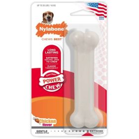 Nylabone Dura Chew Smooth White Dog Bone (Option: Chicken Flavor  Wolf (1 Pack))