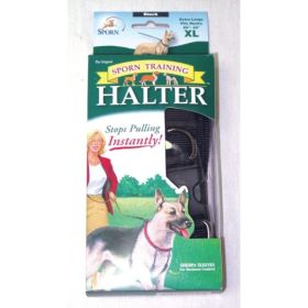 Sporn Original Training Halter for Dogs  Black (Option: X Large)