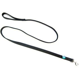 Coastal Pet Double Nylon Lead  Black (Option: 72" Long x 1" Wide)