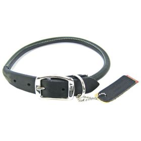 Circle T Pet Leather Round Collar  Black (Option: 22" Neck)